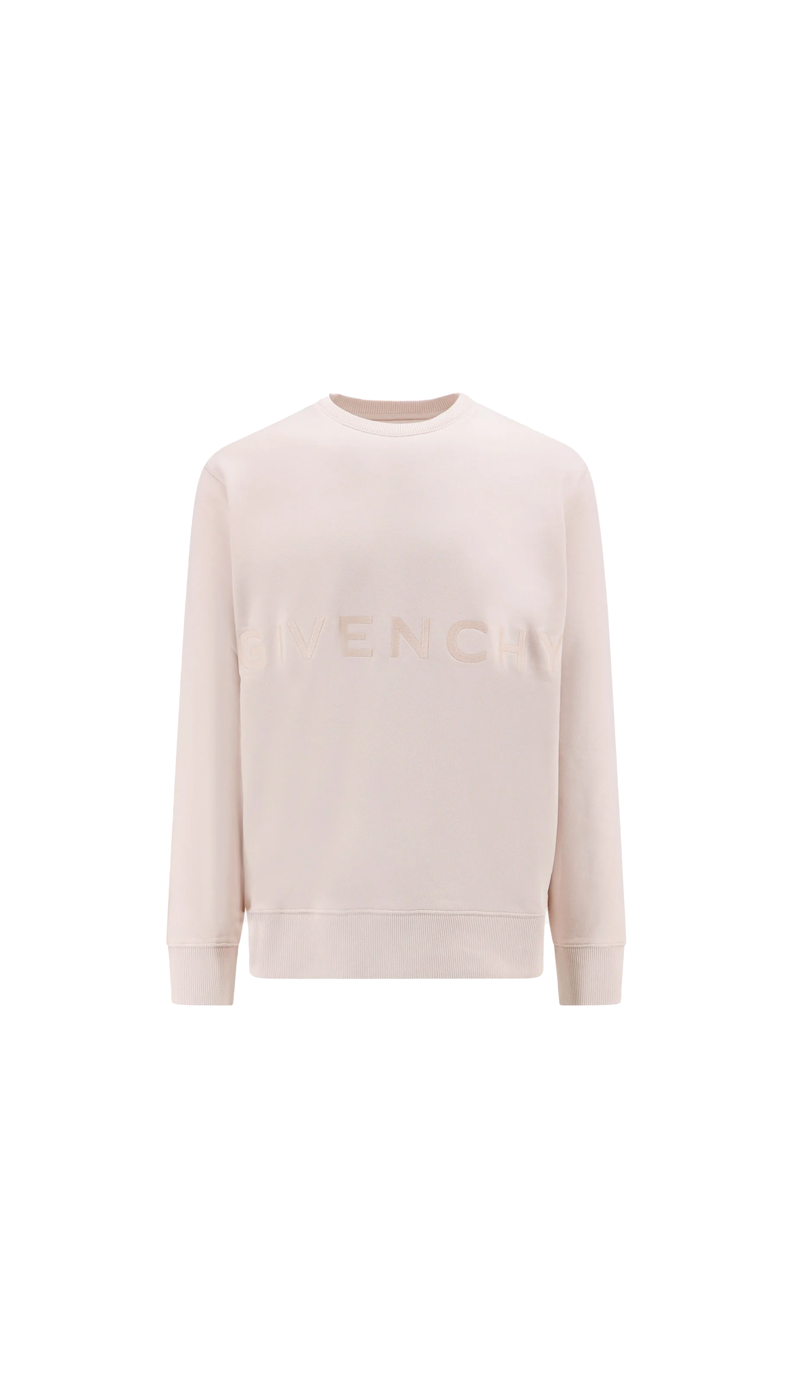 4G Slim Fit Sweatshirt in Cotton Fleece - Peachy