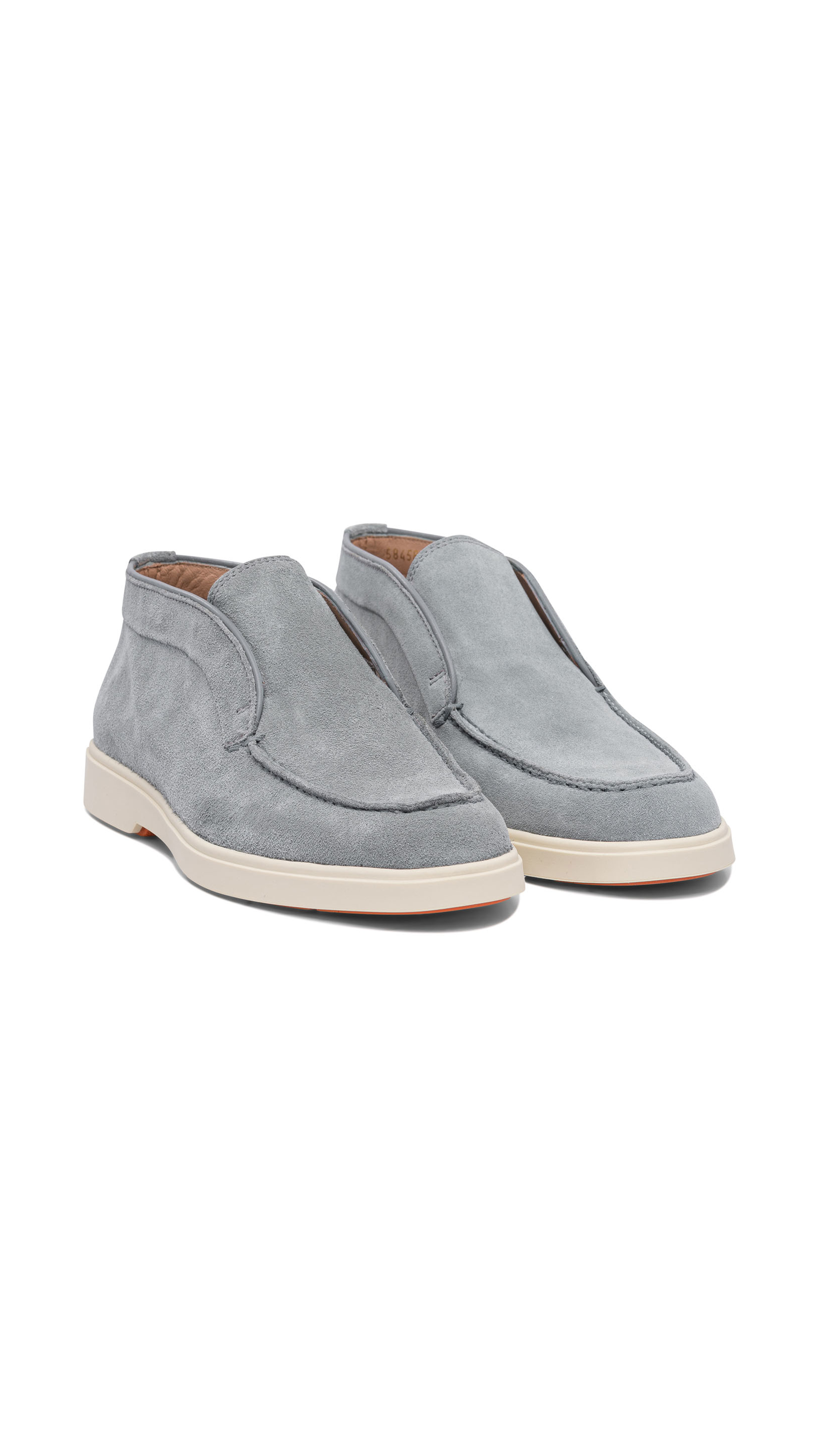 Suede Desert Boots - Light Blue