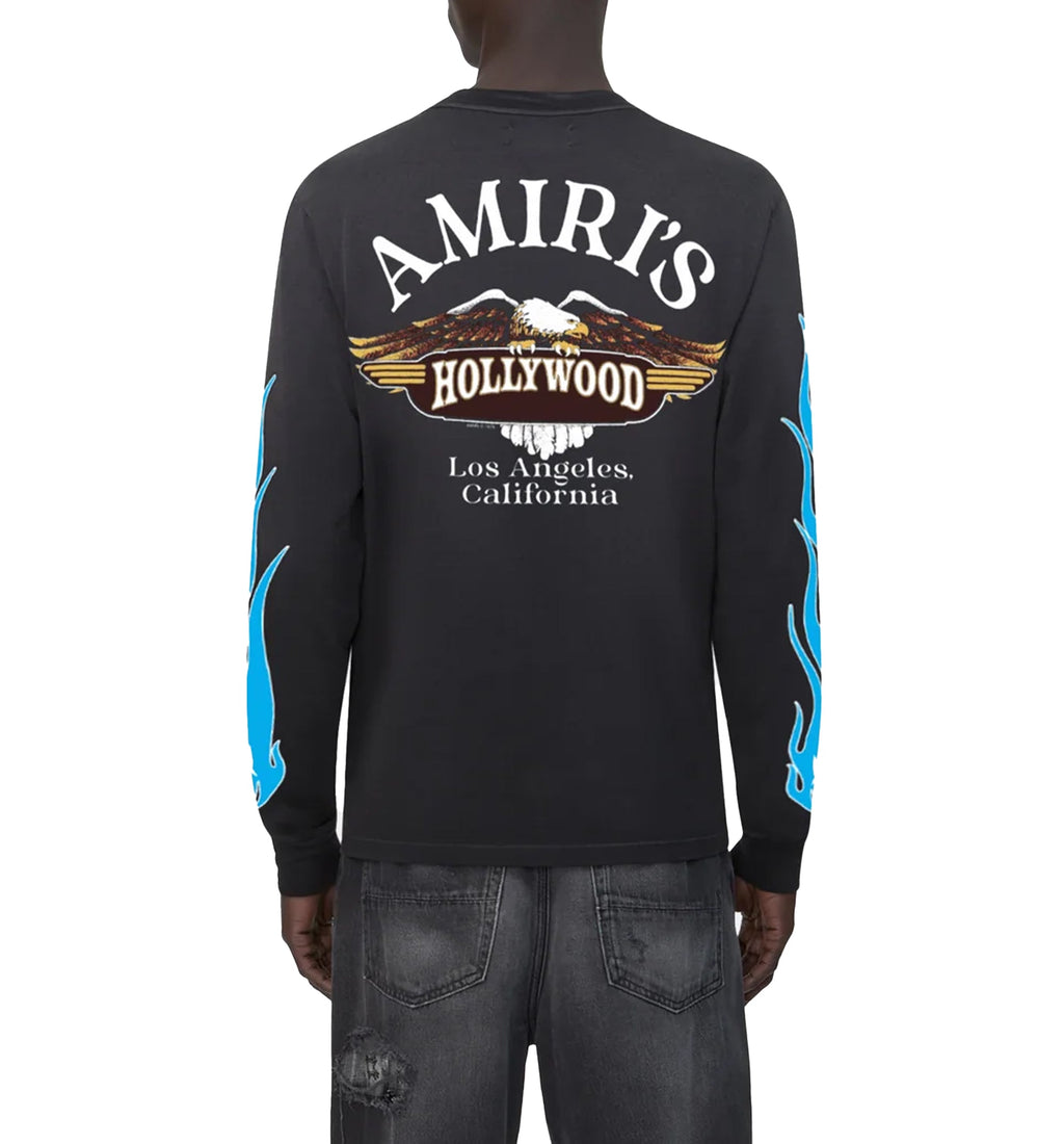 Eagle Flames Long Sleeve T-Shirt