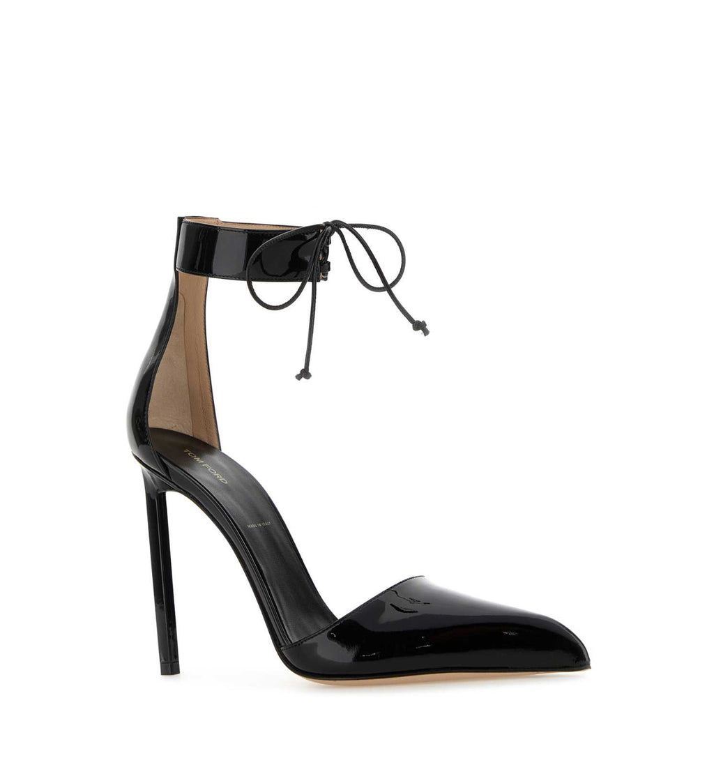 Patent Leather Ankle Strap Pump