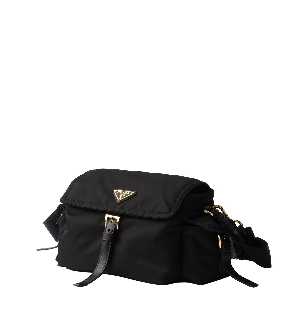 Prada Explore Medium Re-Nylon Shoulder Bag With Flap