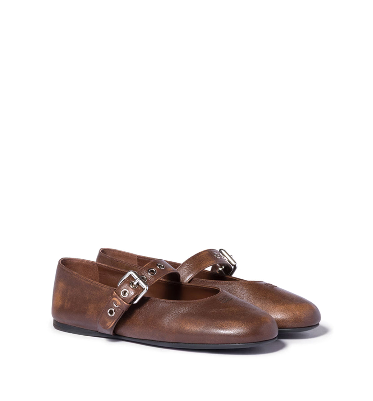 Nappa leather ballerinas