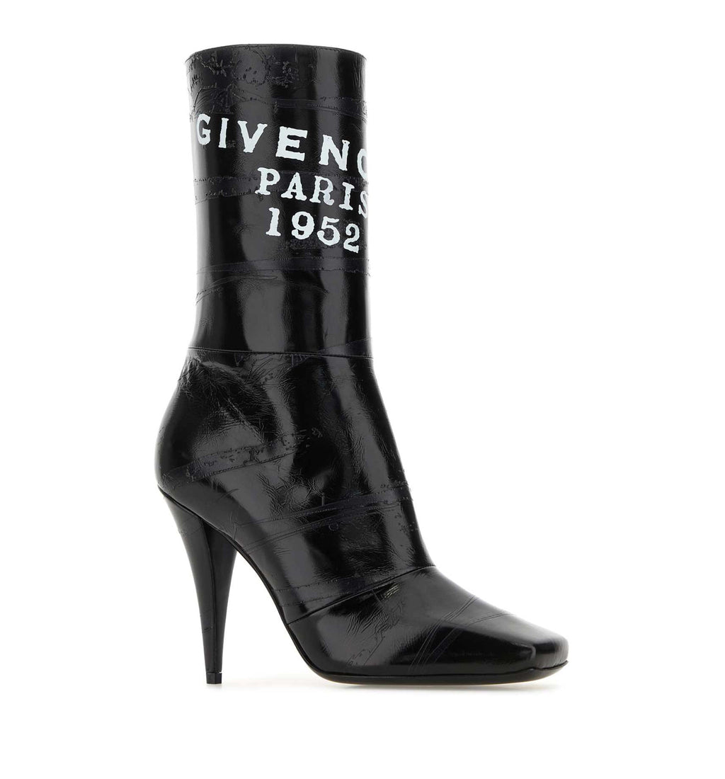 Sliced Square Ankle Boots