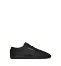 Gym sneakers in smooth leather