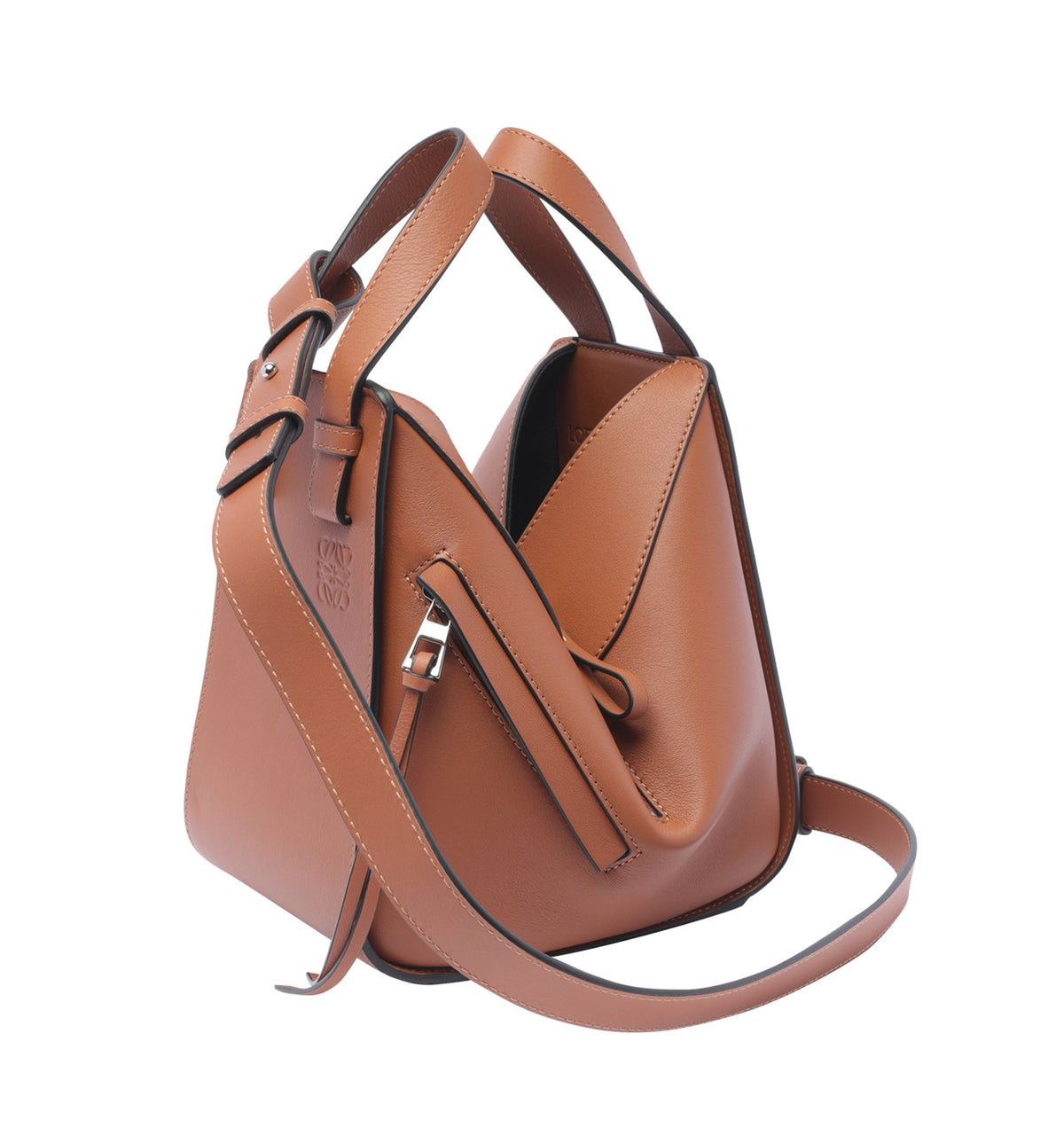 Compact Hammock Bag In Classic Calfskin