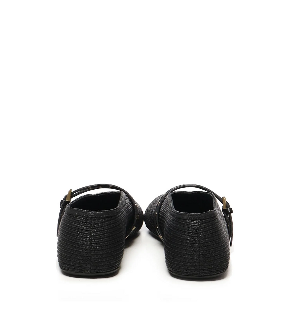 Ballet Flats in Paper Straw