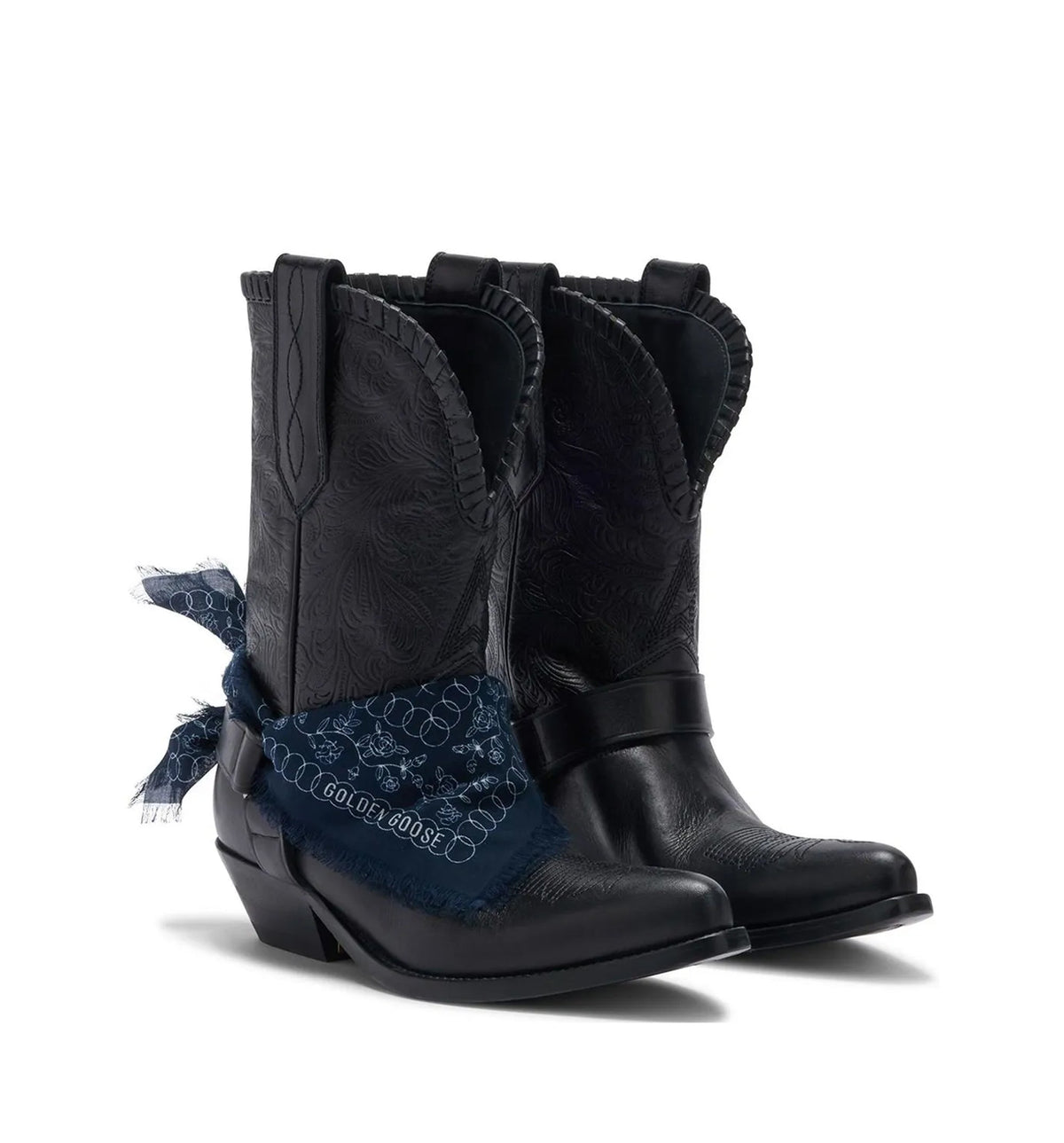 Wish Star Scarf Detailed Ankle Boots