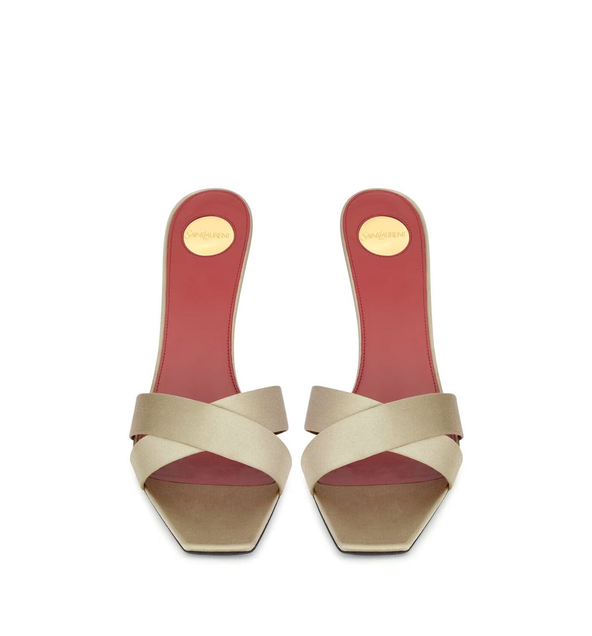 Opyum Mules In Satin Crepe
