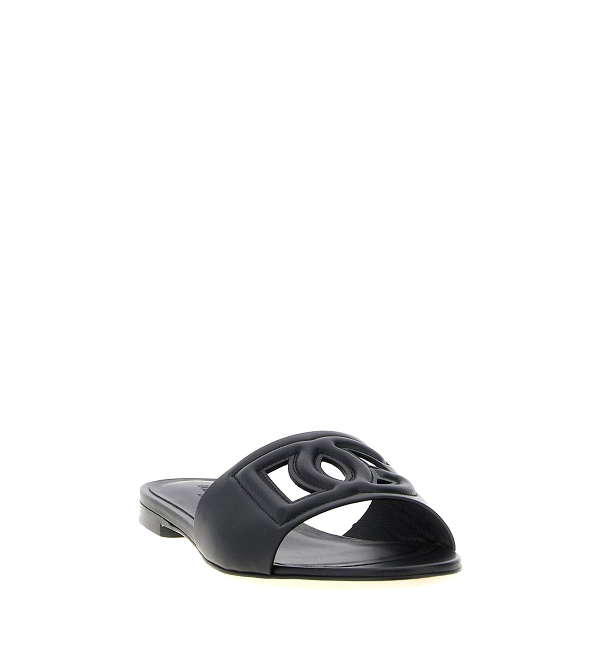Calfskin Slides with DG Millennials Logo