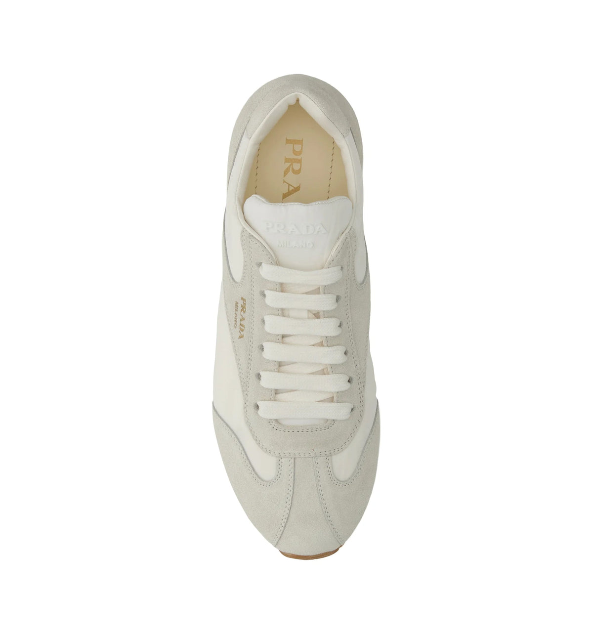 Suede And Re-Nylon Sneakers
