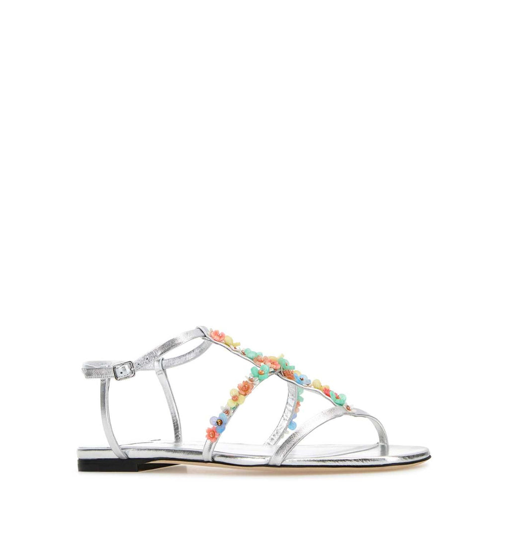 Gwyn Daisy Flat Sandals
