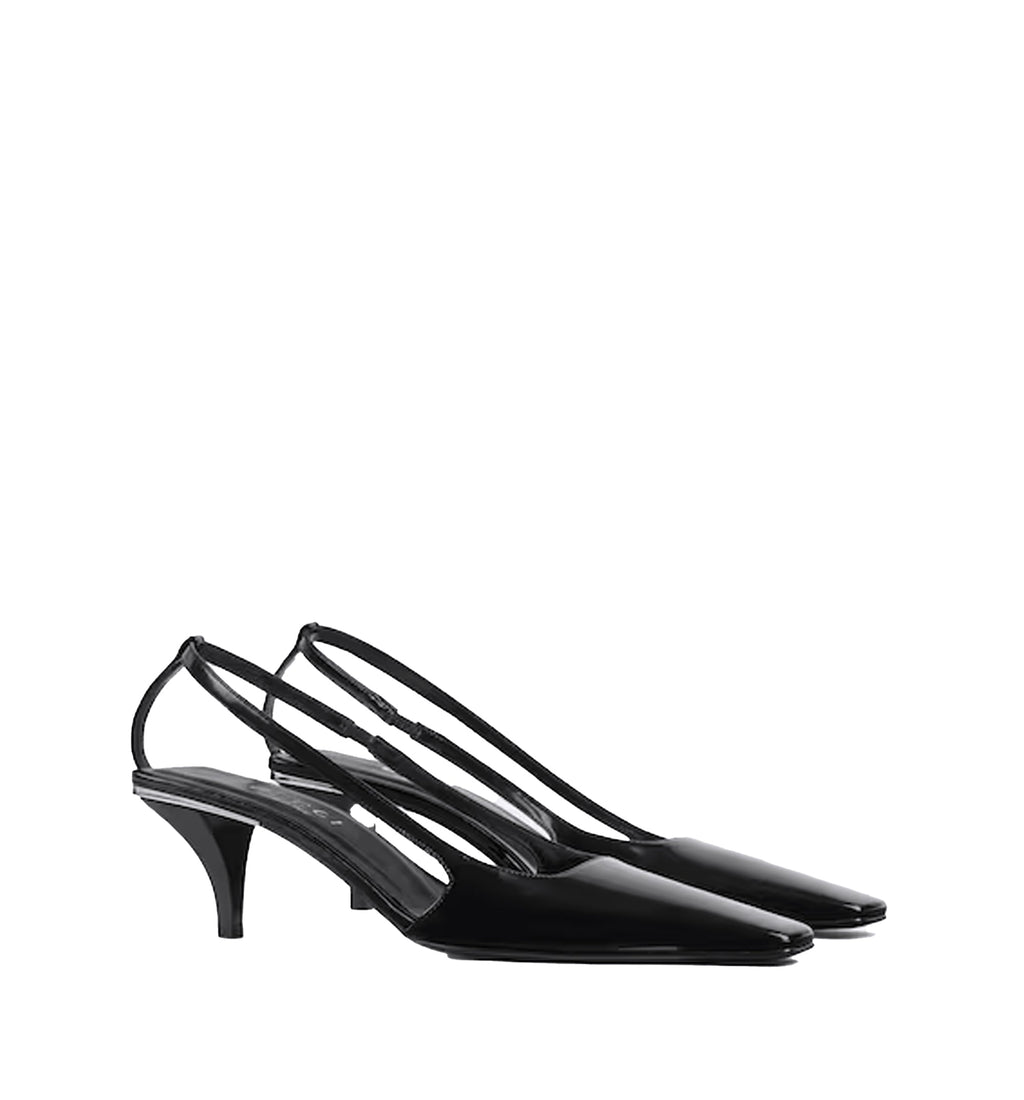 Slingback With Crystal Logo