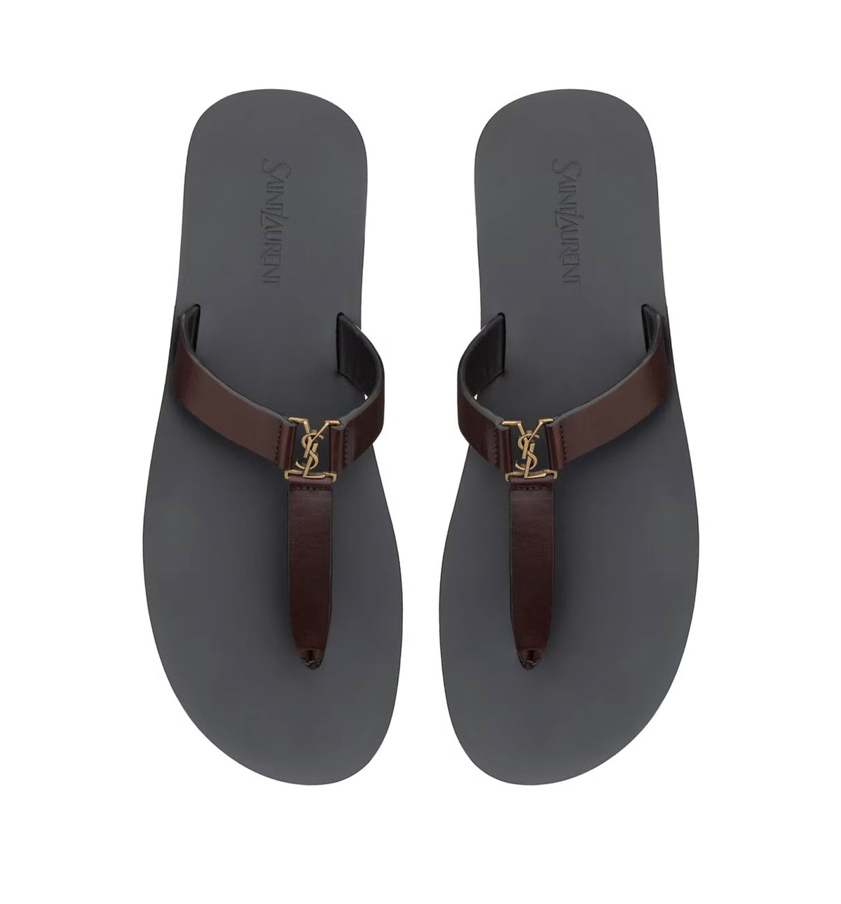 Babylone Slides In Smooth Leather
