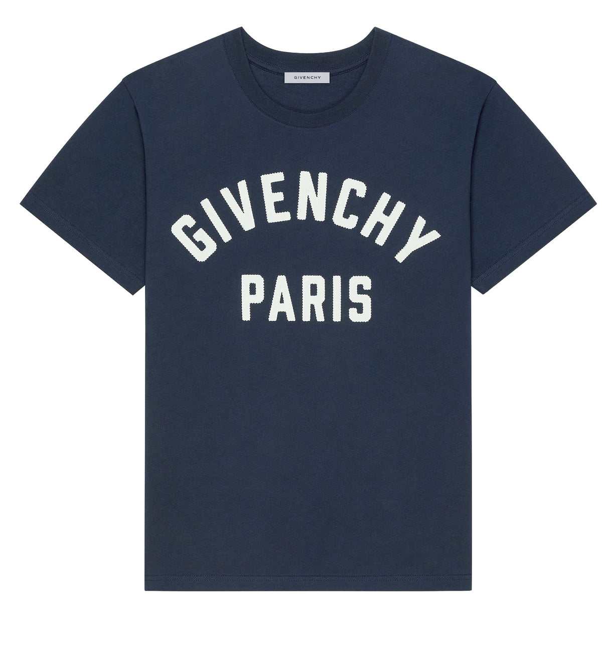 T-shirt in cotton with Givenchy Paris embroidery