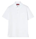 Cotton piquet polo shirt with embroidery