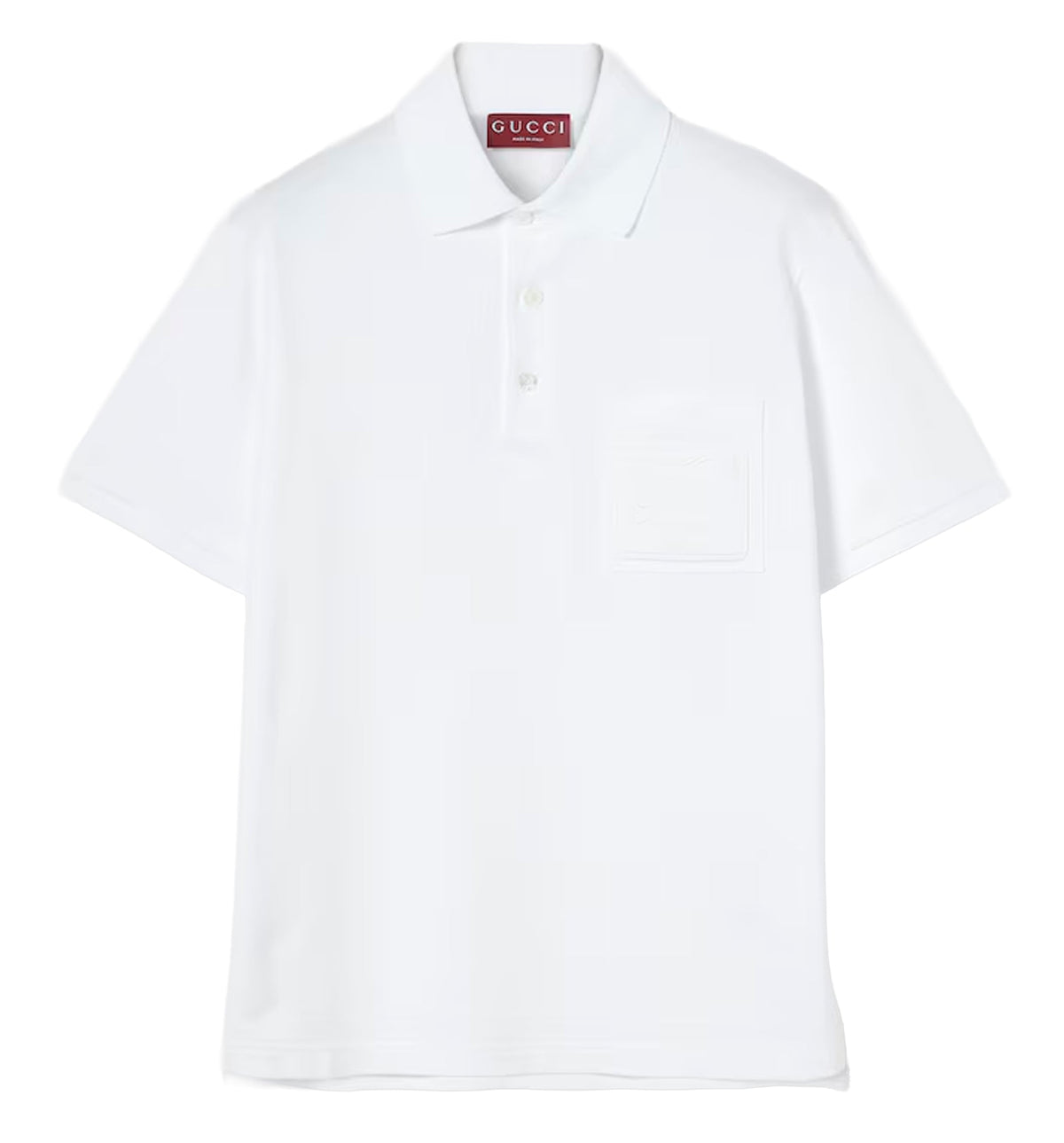 Cotton piquet polo shirt with embroidery