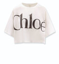 Cropped Boxy Faded Logo T-Shirt