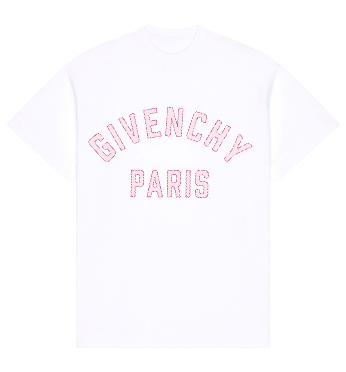 T-shirt in cotton with Givenchy Paris embroidery