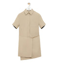 Dress in cotton and silk