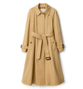 Long Gabardine Ellingham Fit-and-flare Car Coat
