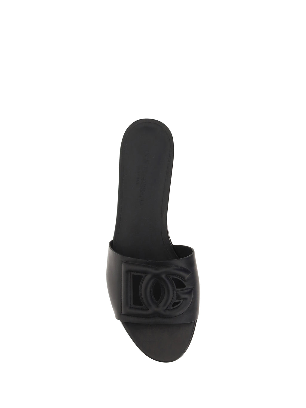 Calfskin Slides with DG Millennials Logo