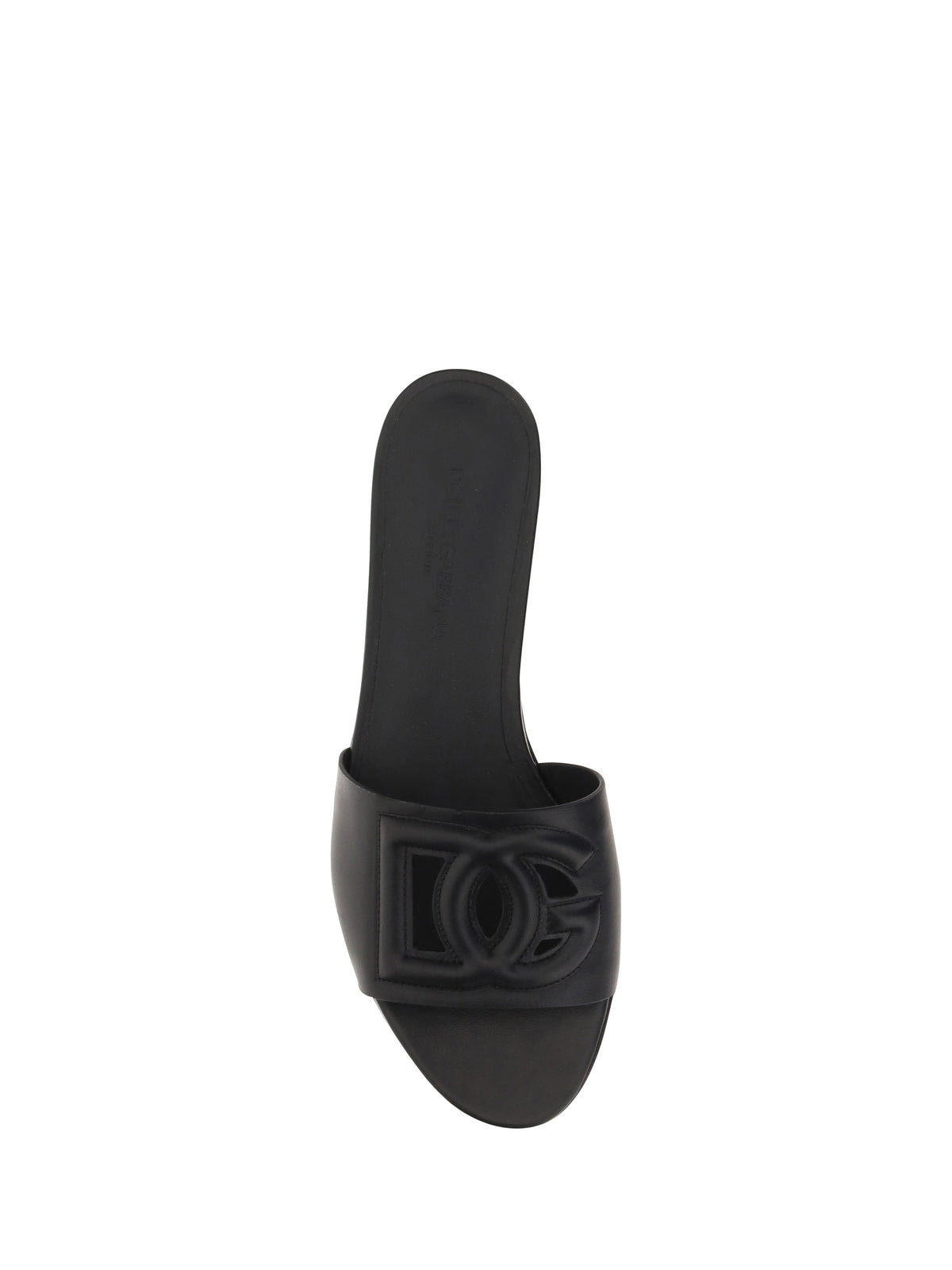 Calfskin Slides with DG Millennials Logo