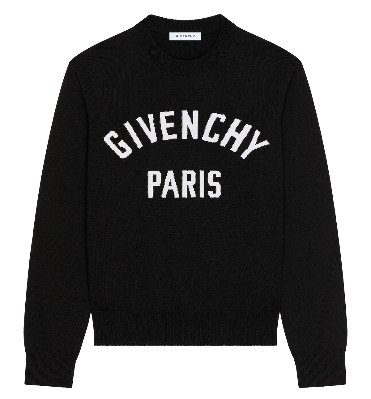 Couture Seam sweater in knit with Givenchy Paris detail