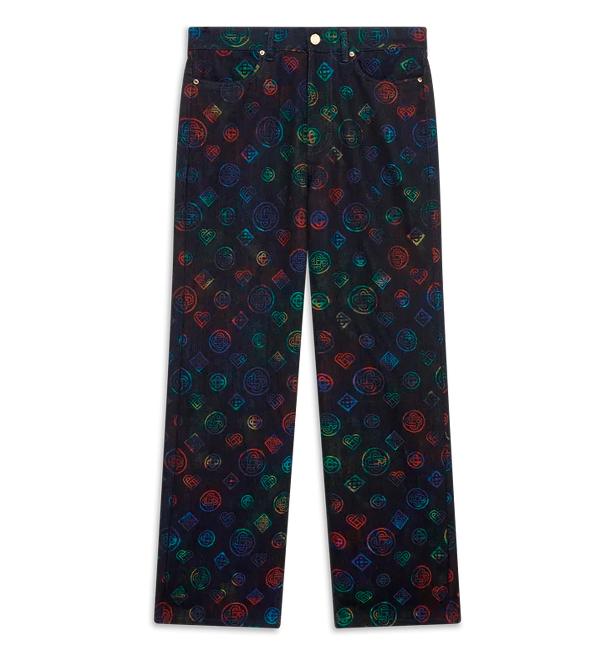 Heatmap Monogram Denim Jeans