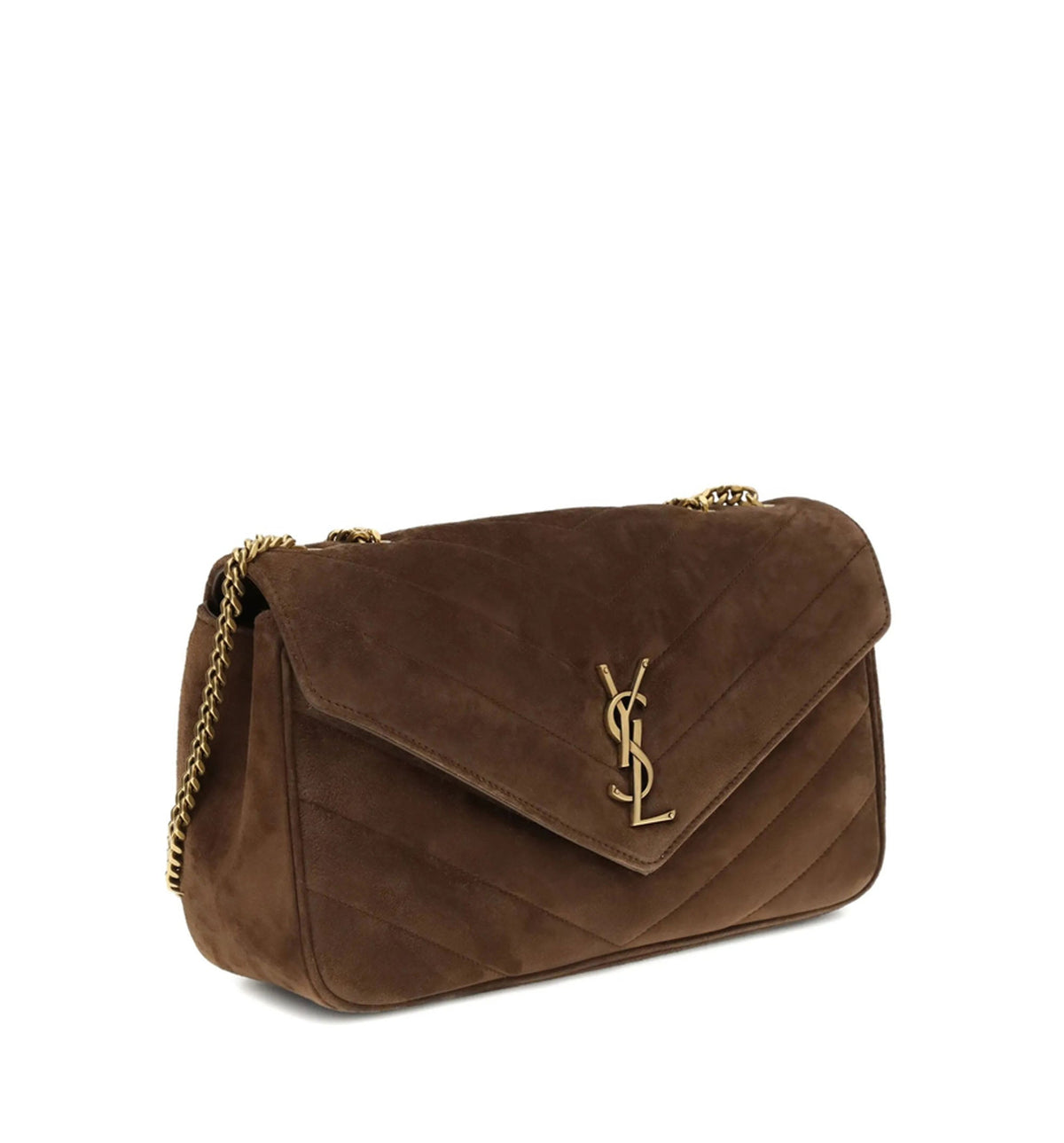 Loulou Medium In Matelassé Suede