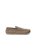 Rio loafer in suede and raffia