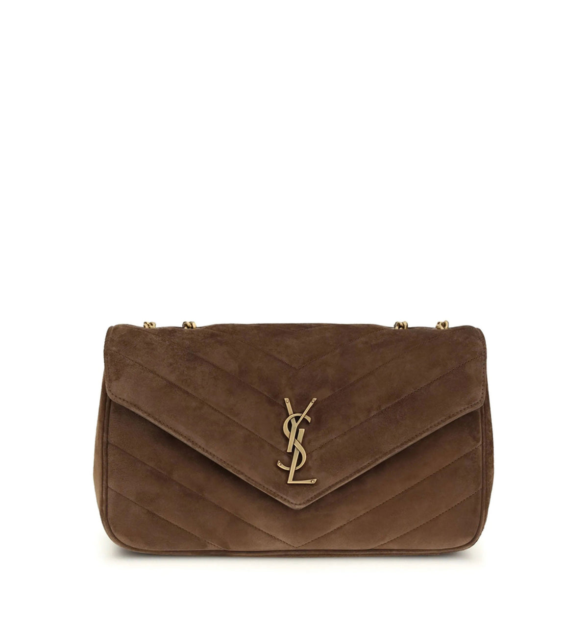 Loulou Medium In Matelassé Suede