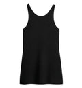 Classic compact knit tank black