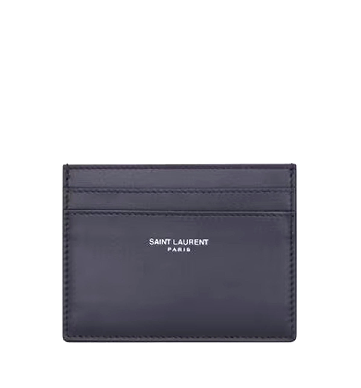 Saint Laurent Paris Card Case In Smooth Leather