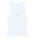 Slim fit tank top in cotton with Givenchy Paris print