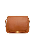Soft Triomphe Besace In Supple Shiny Lambskin