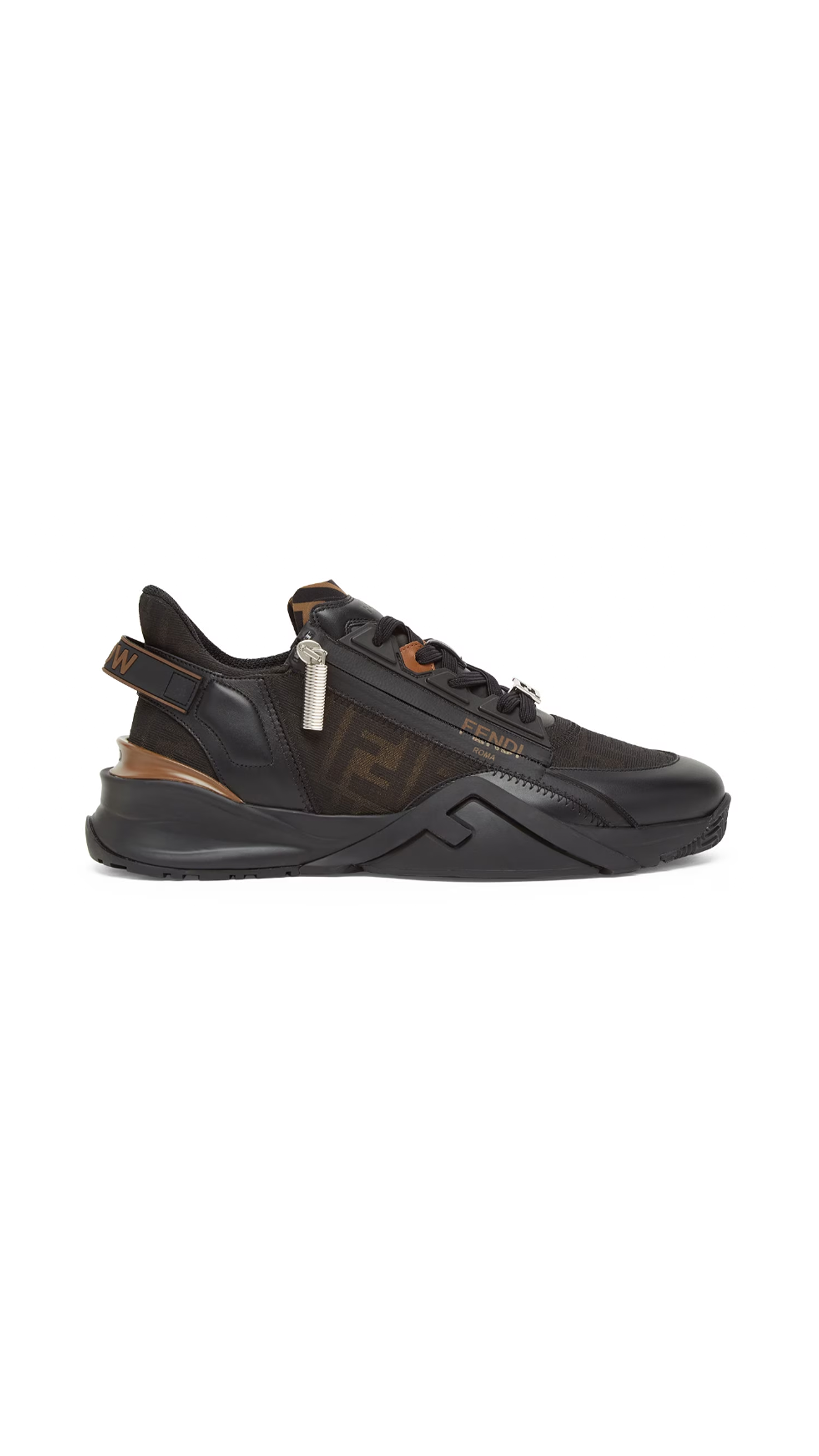 Fendi Flow Sneakers - Black/Brown