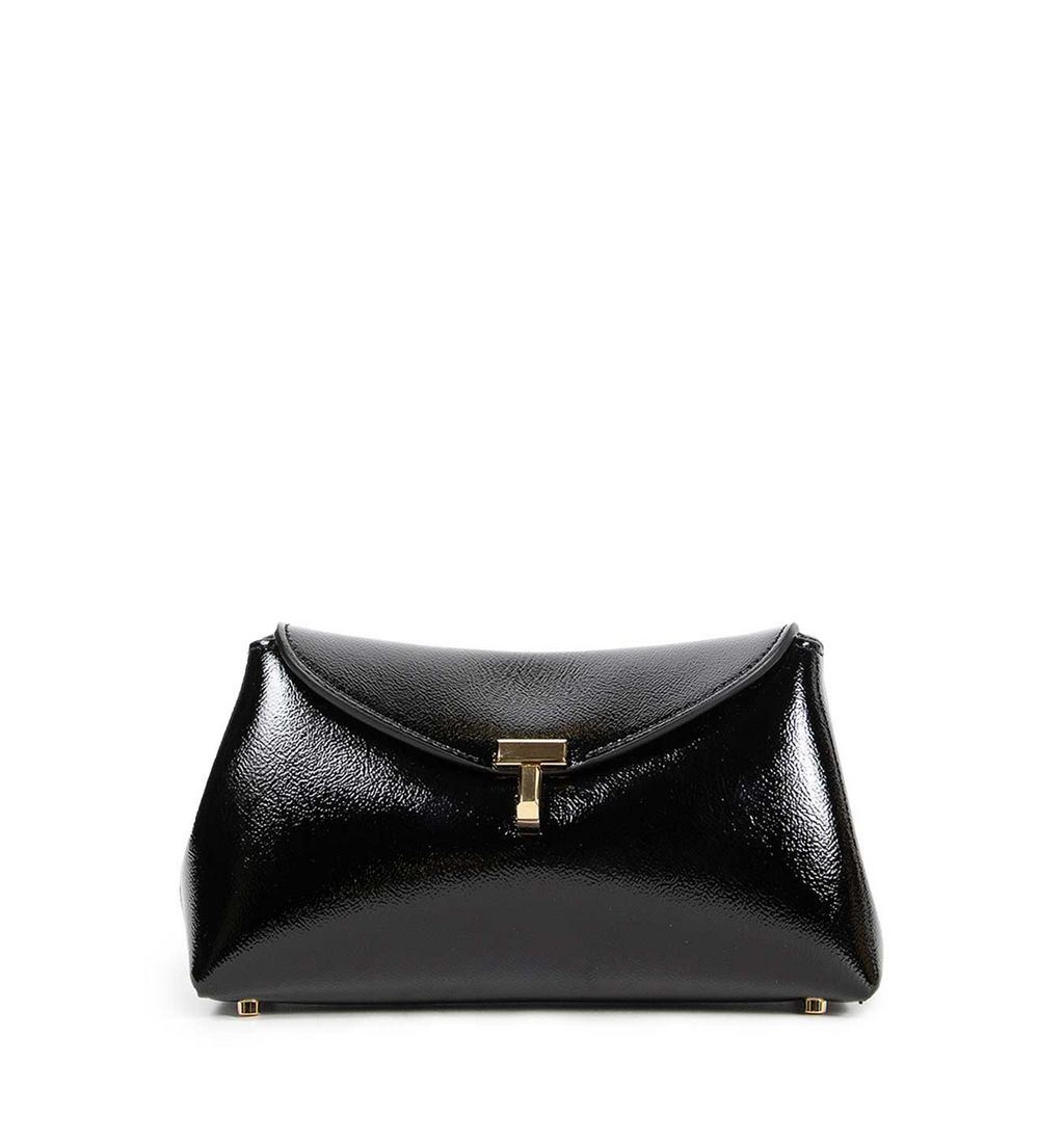 Mini T-Lock Naplak Leather Clutch