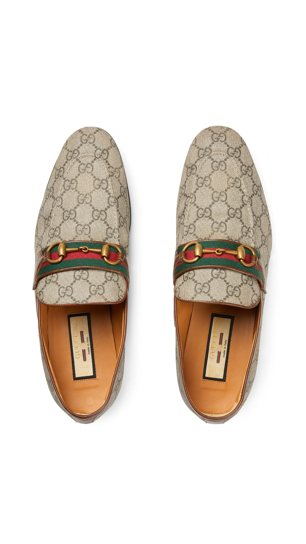 Men's GG Loafer with Horsebit - Beige/Ebony