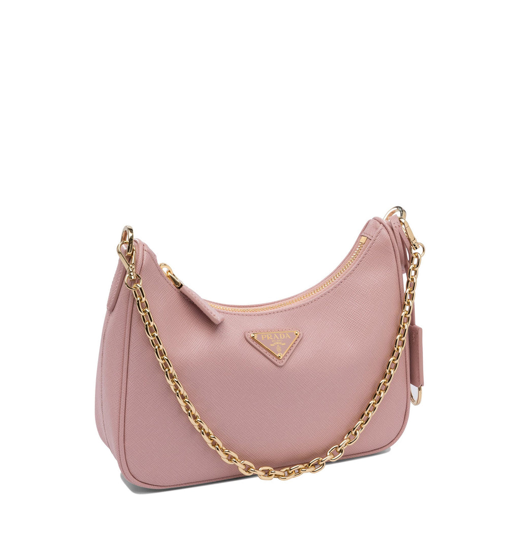 Re-Edition Mini Saffiano Leather Bag