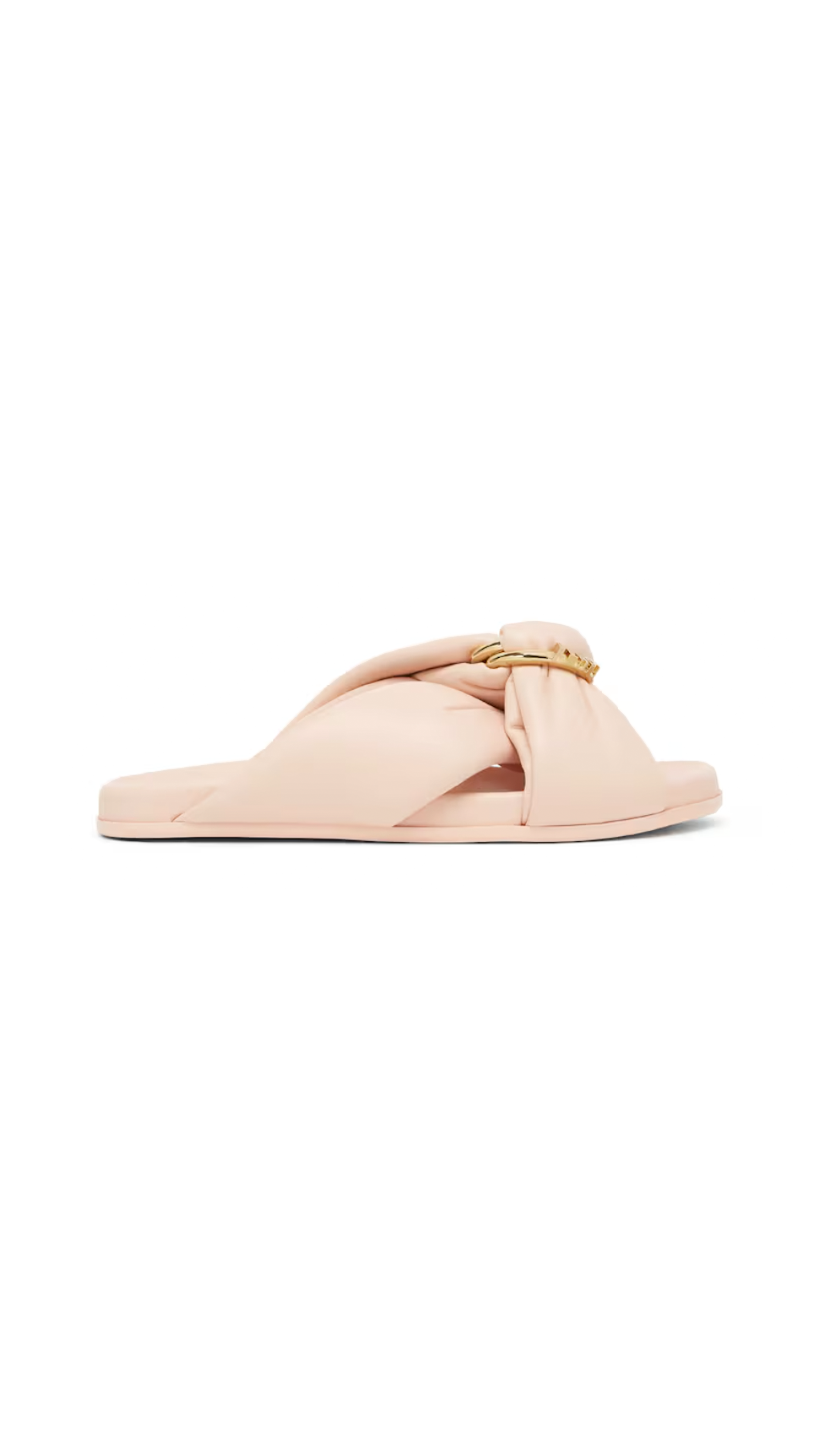 Fendi Feel Mule in Nappa Leather - Ballet Pink