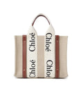 Small Woody Tote Bag In Linen