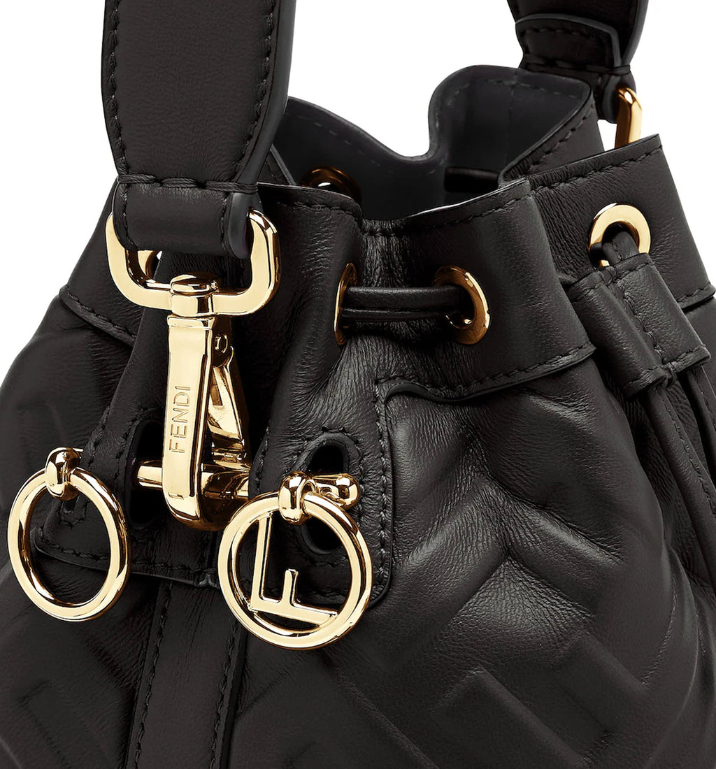 Mon Tresor Leather Bucket Bag