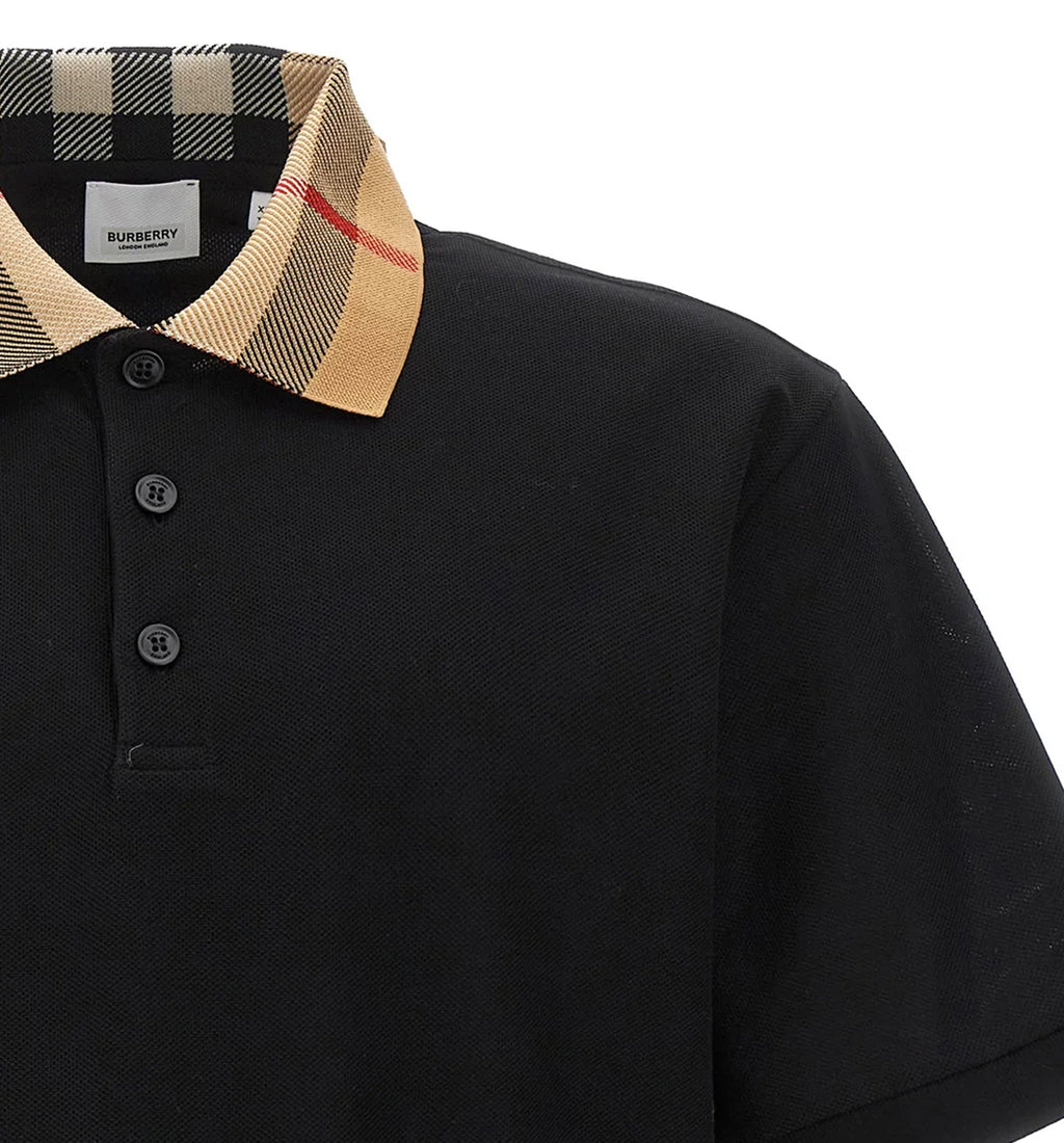 Check Collar Polo Shirt
