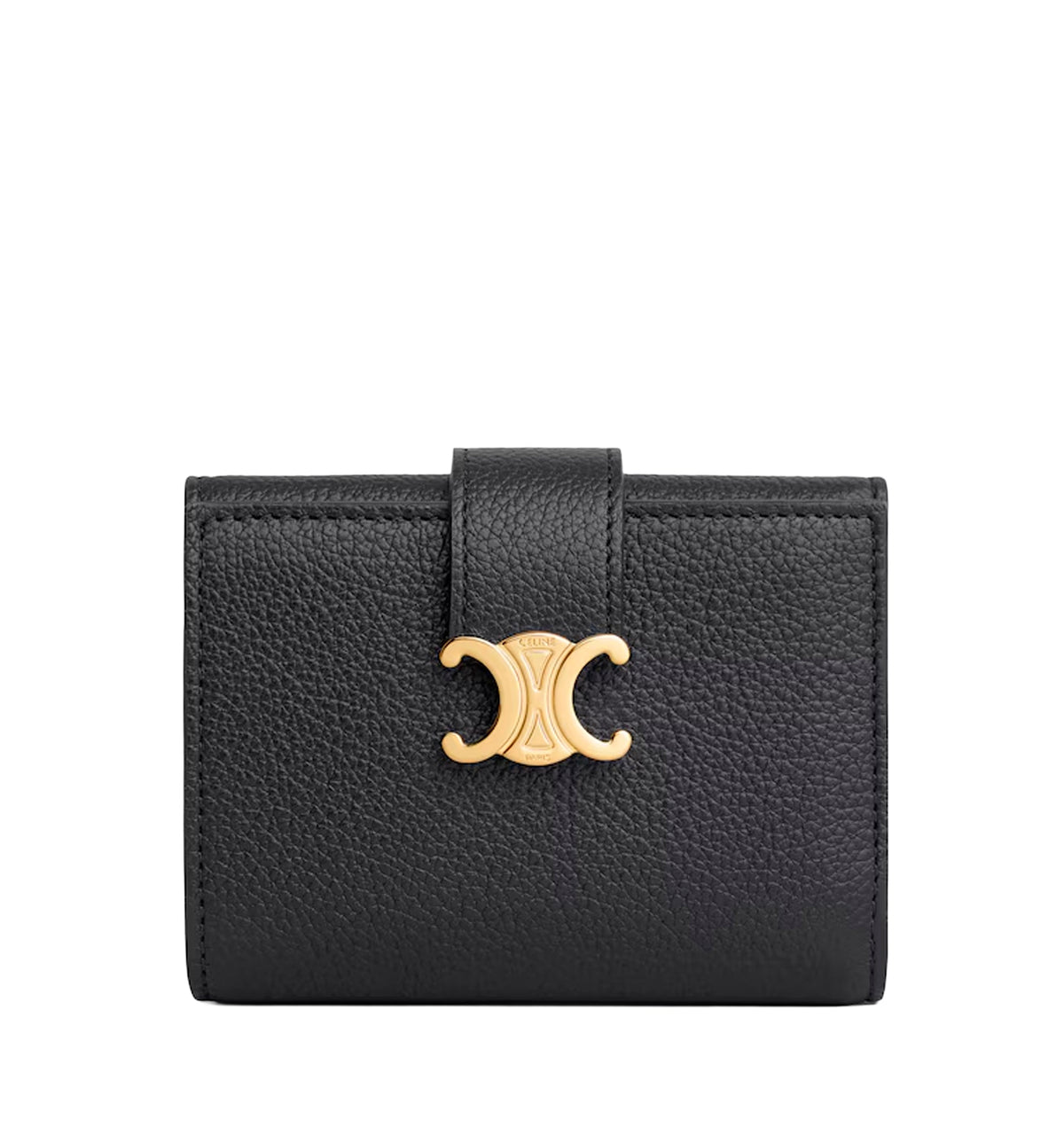 Fine Strap Wallet Nino In Supple Grained Calfskin