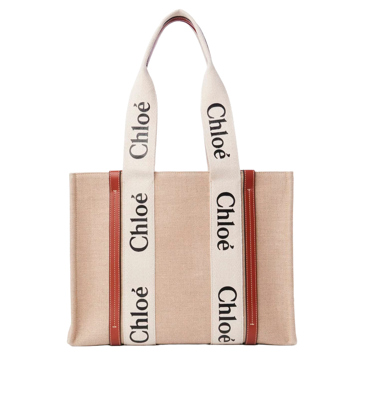 Woody tote bag in linen