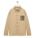 Overshirt in cotton canvas