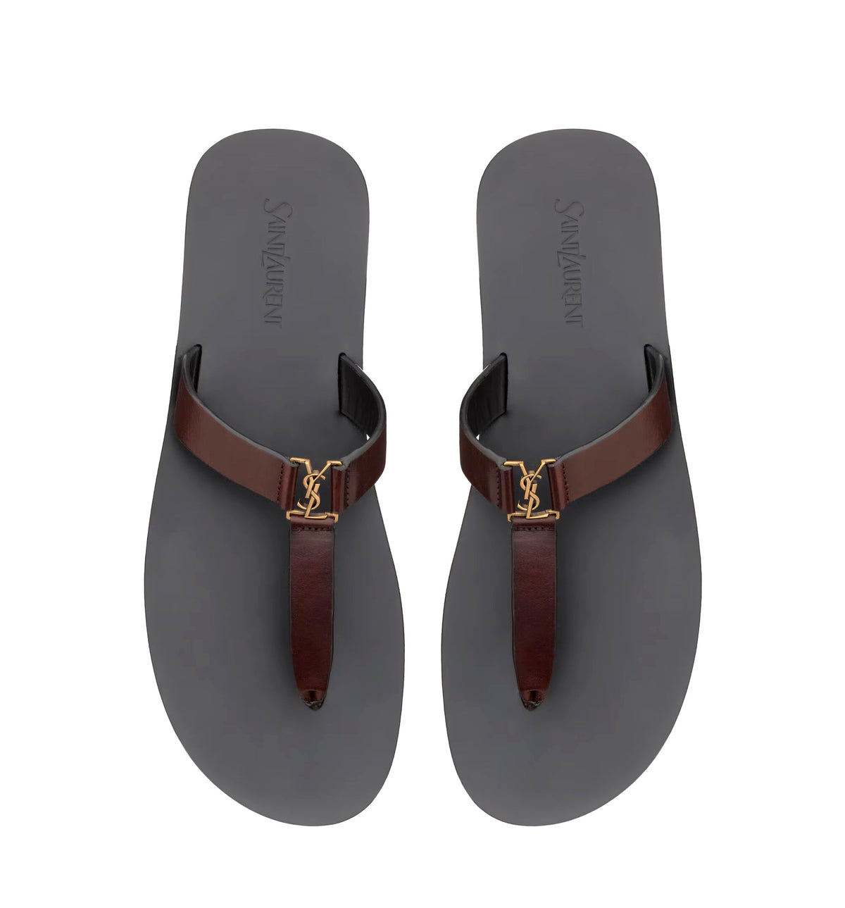Babylone Slides In Smooth Leather