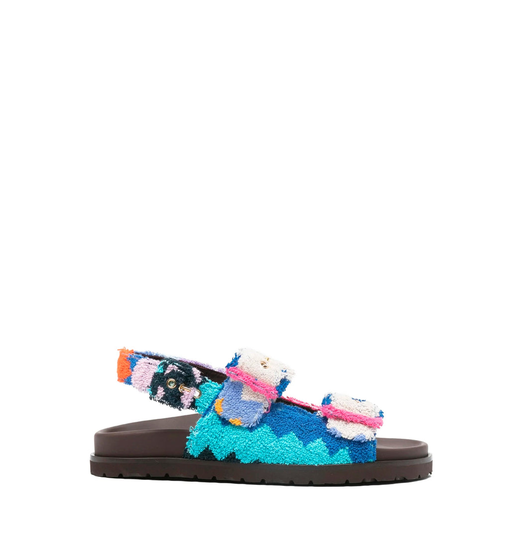 Mia Zig-zag Strap Sandals