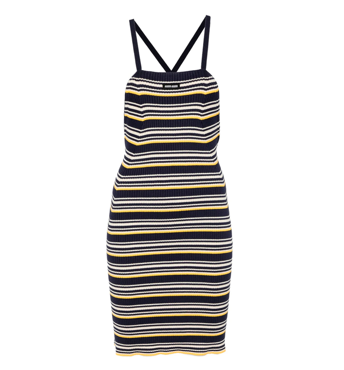 Cotton knit mini dress