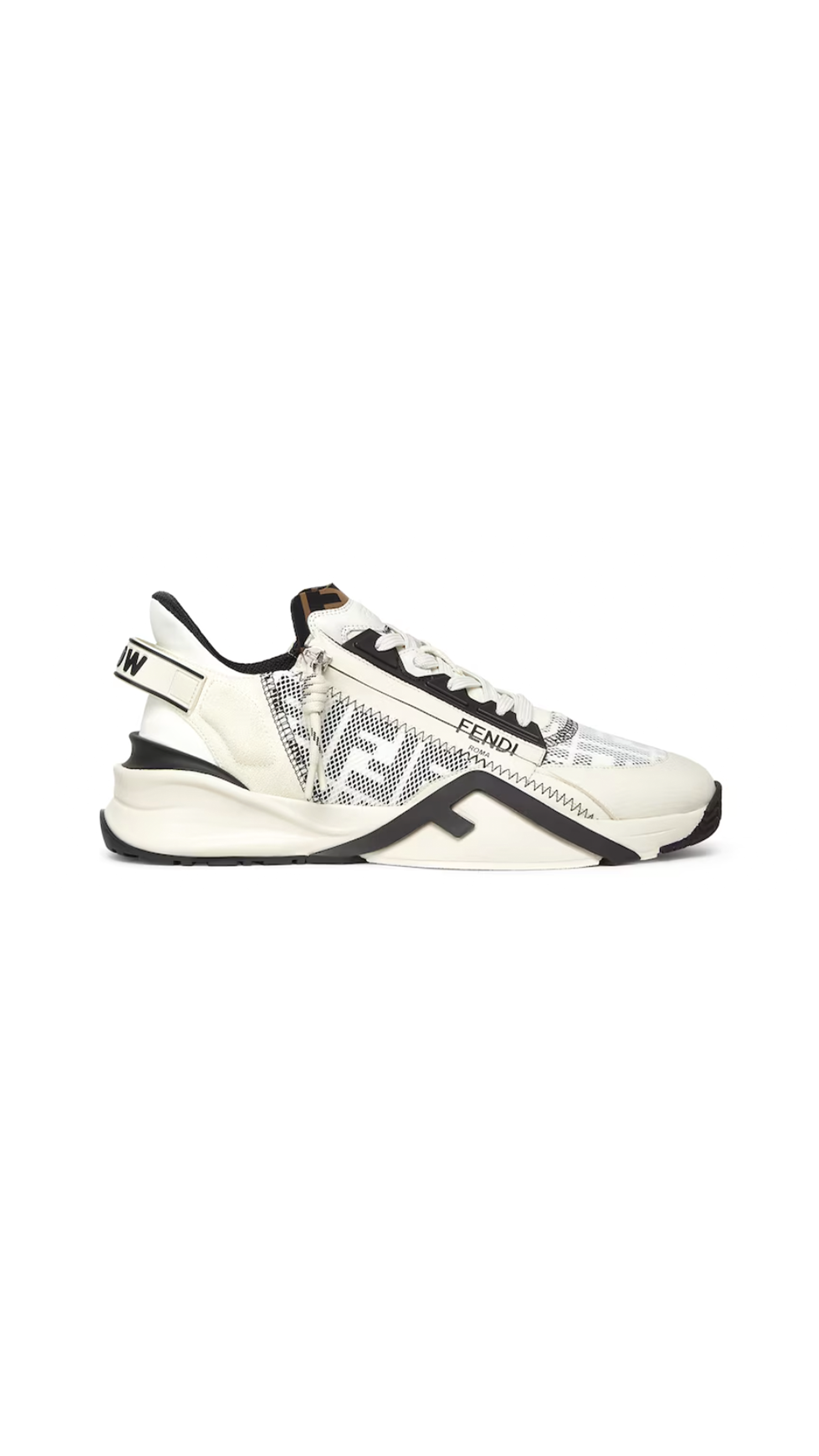 Fendi Flow Sneakers with FF Lycra® - White